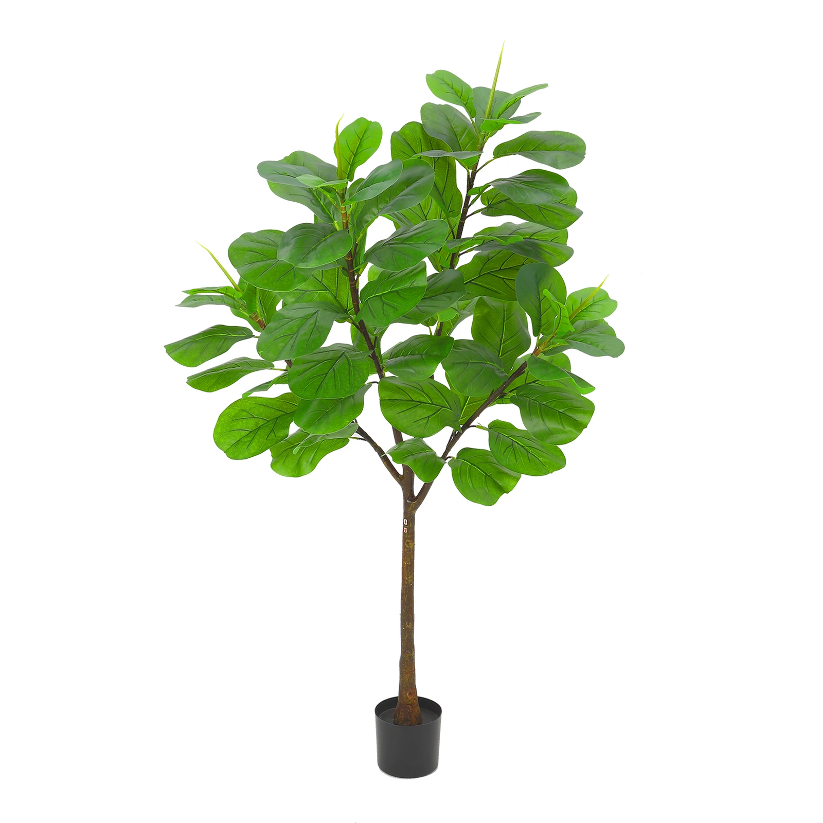 

70" Artificial Fiddle Leaf Fig Tree Fake Fig Silk Tree in Pot for Living Room