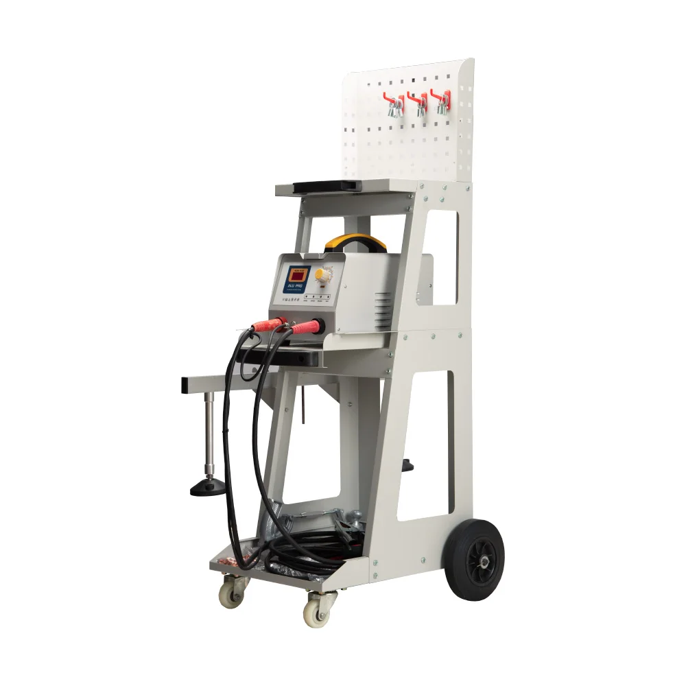 New 220V  Professional Puller for Aluminium and Steel Panels with Cart and Auto Body Dent Repair Machine