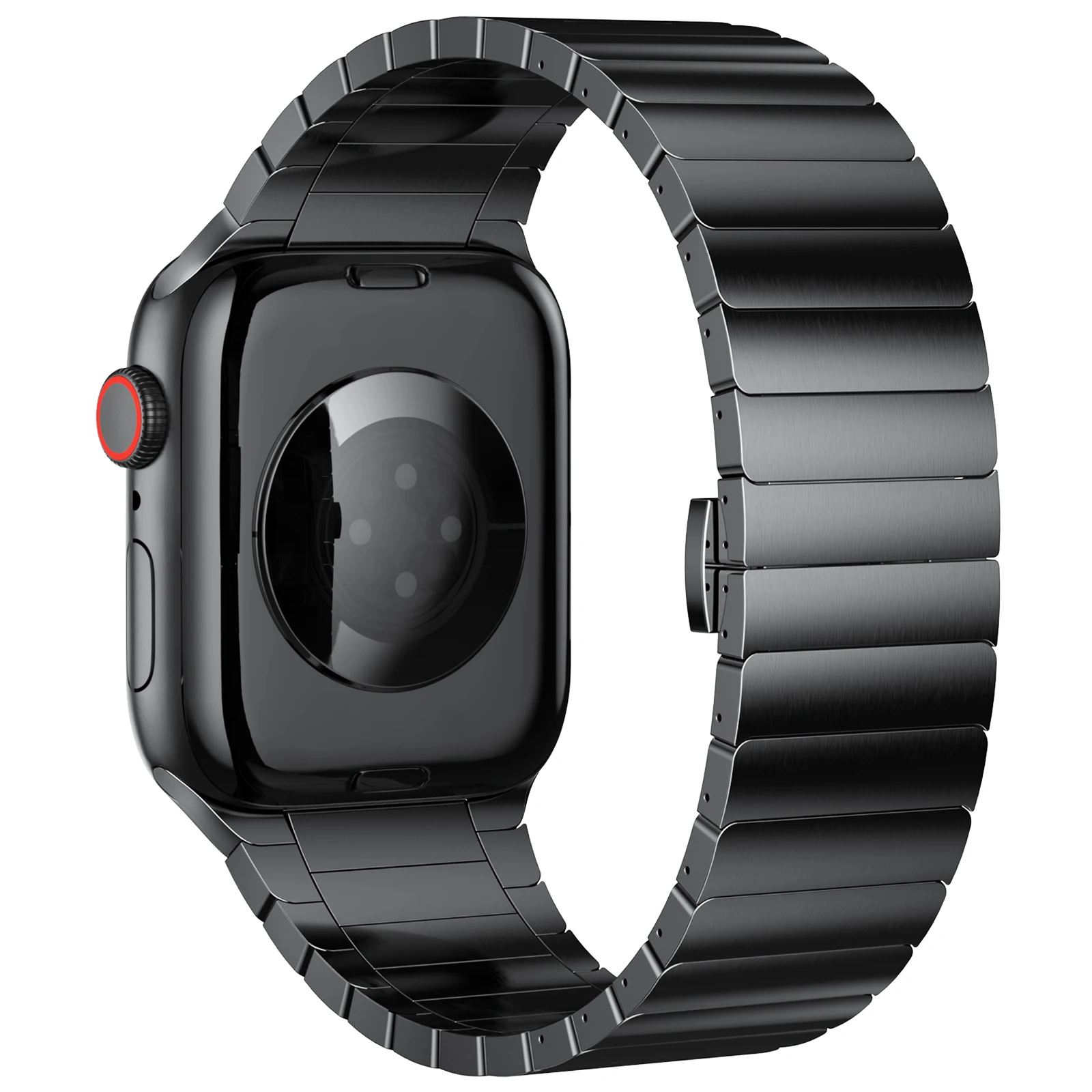 Pulseira de metal de liga de titânio para apple watch ultra 49mm 8 7 45mm pulseira de aço inoxidável iwatch 6 5 4 se 44mm 42mm