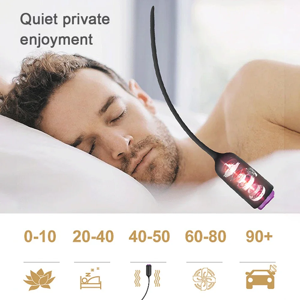 Harnröhre Vibrator Elektrische Penis Plug Harnröhren Massage Schwanz Sounding Stangen Plugin Spielzeug Prostata Stimulator Homosexuell Männlich Erwachsene Sex Spielzeug