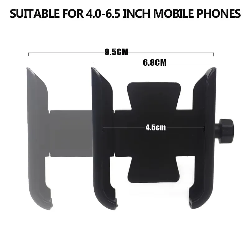 For YAMAHA NMAX N-MAX 155 NMAX125 2015-2020 Motorcycle Handlebar Rearview Mirror Mobile Phone Holder GPS stand bracket