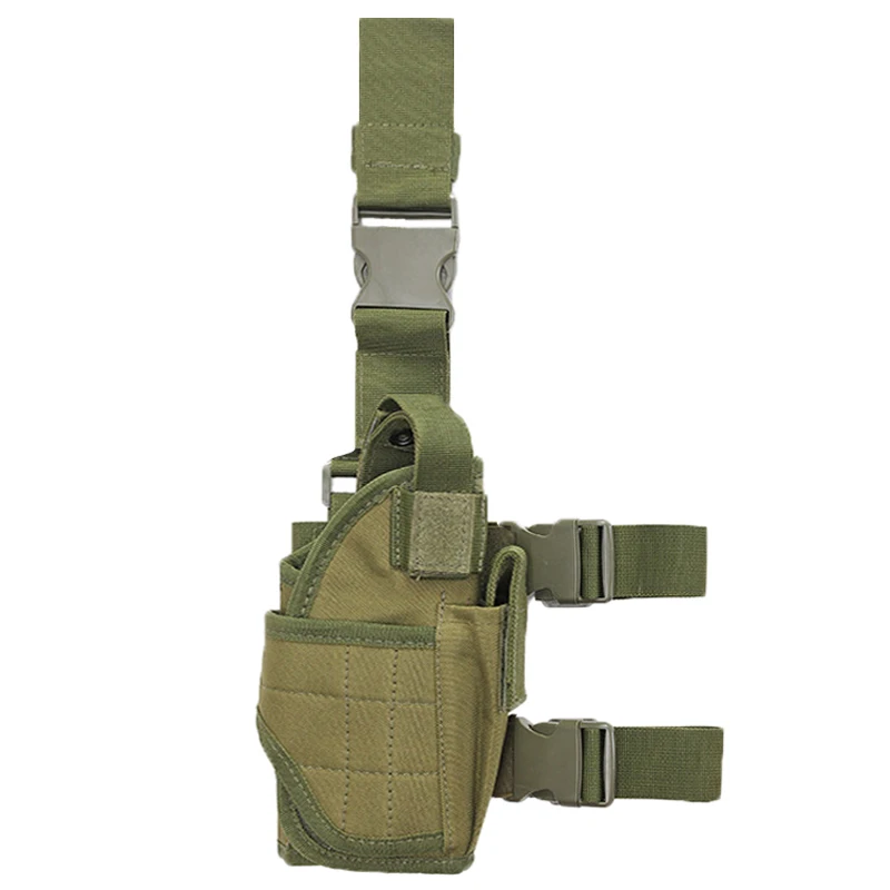 Funda táctica pierna nailon para pistola – Caza tiro airsoft