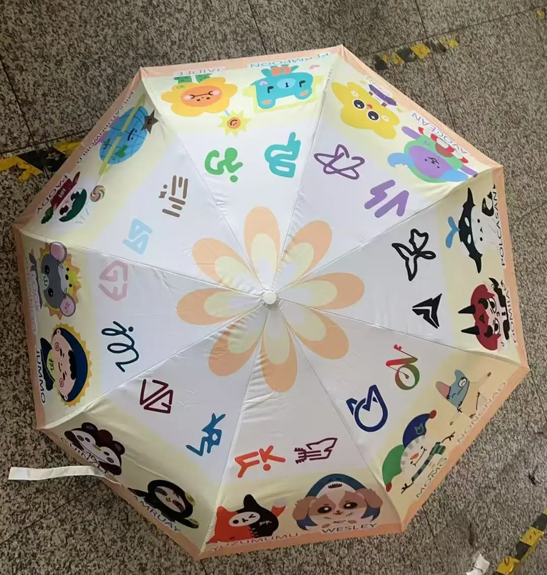 Pre-sale Fanmade Gmmtv Thai Star Geminifourth Look Khun Noo Williamest Wesley Pondphuwin Permpoon Joongdunk Jaidee Umbrella