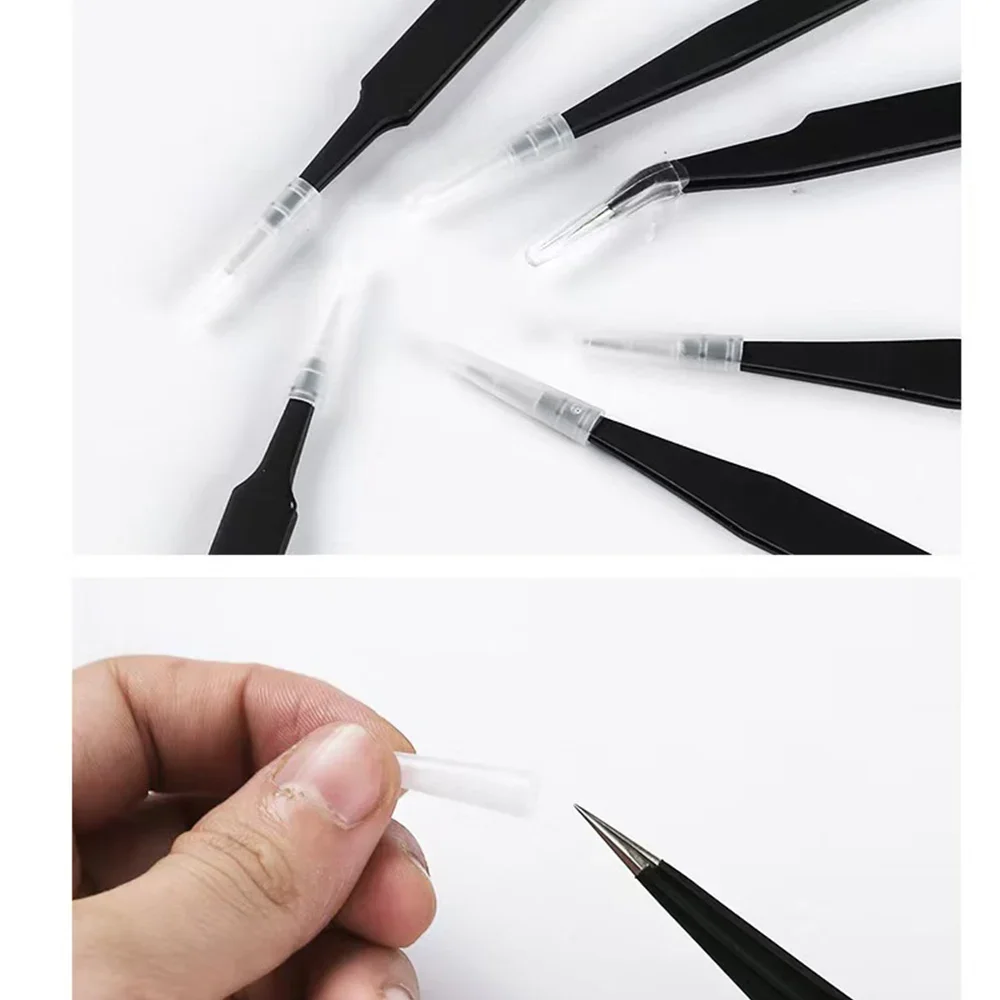 精密ピンセットセット ESD 帯電防止ステンレス鋼ピンセット修復ツールエレクトロニクス修理はんだ付けクラフトツール Dl キー