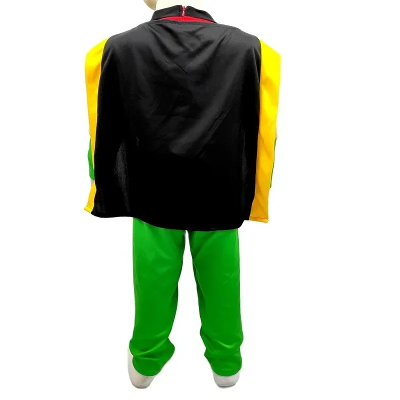 Kids Young Justice Teen Titan Tim Drake Robin Damian Cosplay Costumes Boys Halloween Carnival Costume 4pcs/1set 3-10years RZ4800