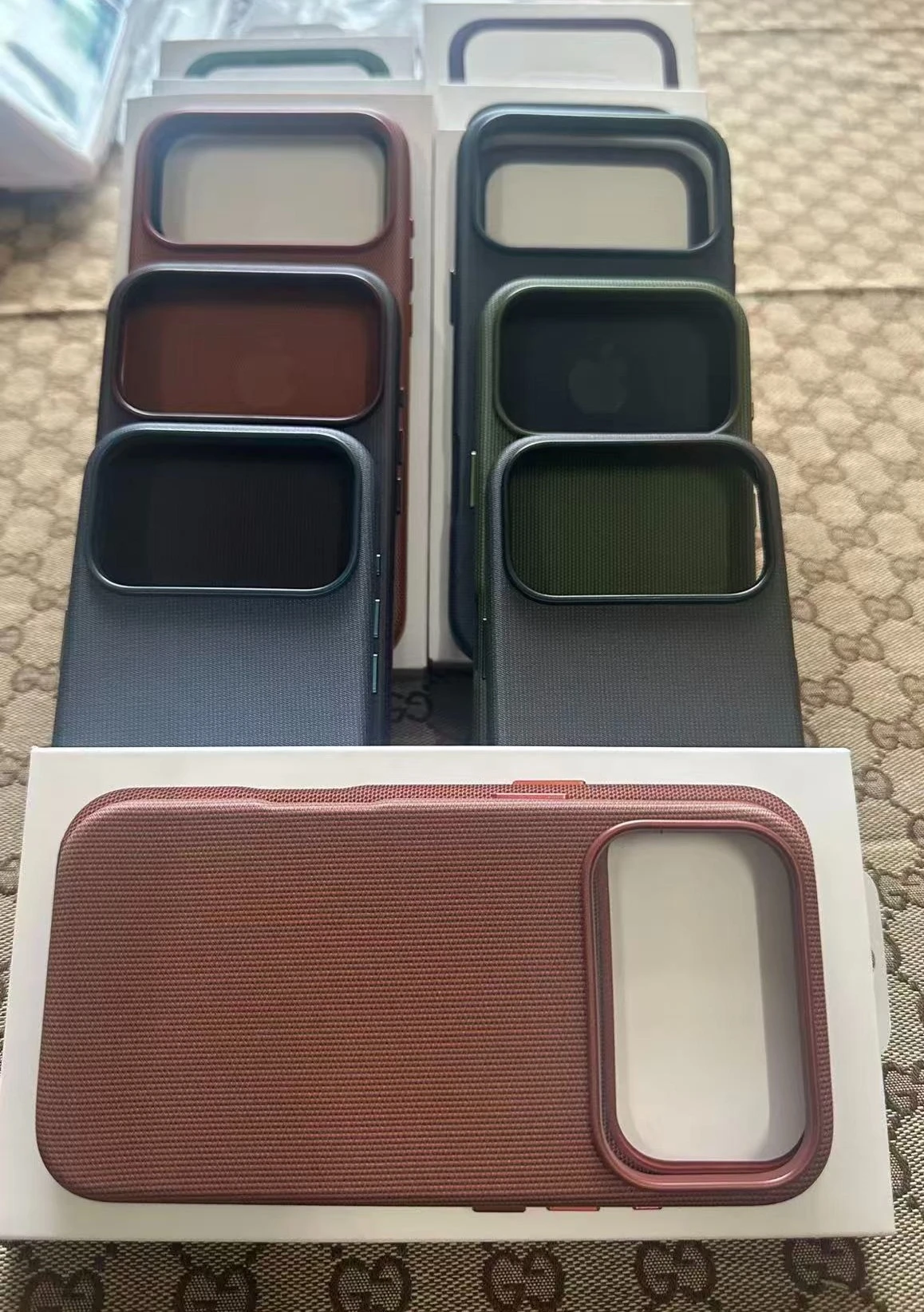 حافظة MagSafe Techwoven المغناطيسية لهاتف Apple 17 Pro Max 17 5G شحن لاسلكي حماية الغطاء الأصلي مع صندوق الحزمة