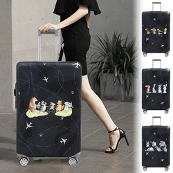 Thick Elastic Luggage Protective Cover Cartoon Series Suit for 18-32 Inch Suitcase Covers Trolley Cover Travel Accessories