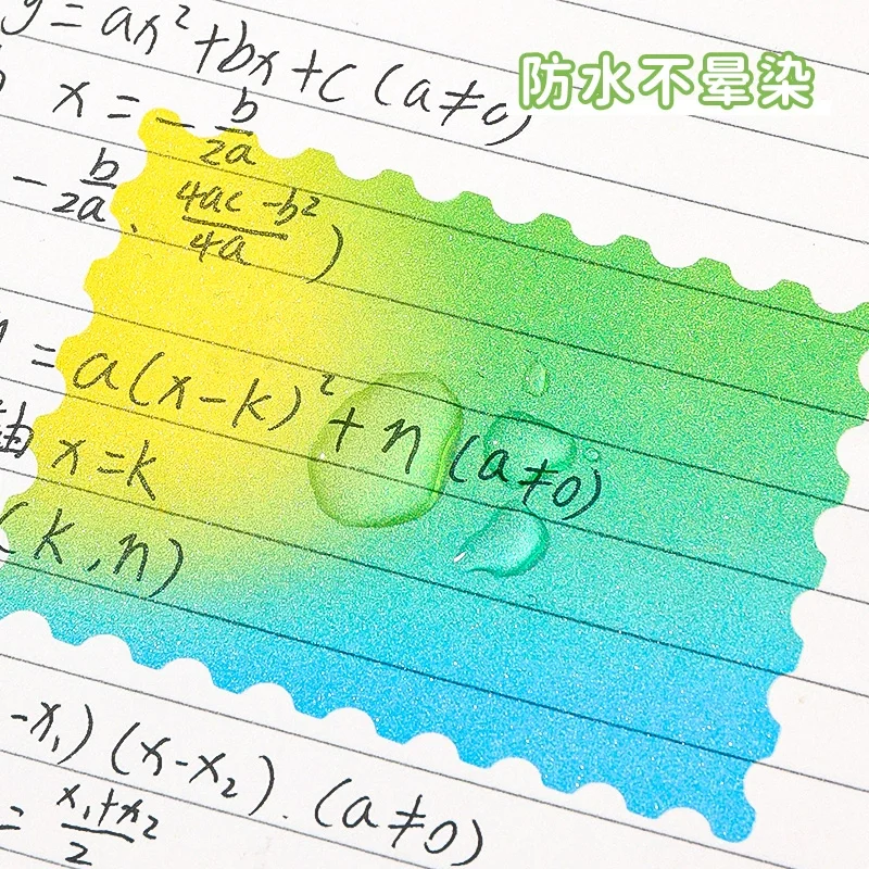 LANGUO Drawer-style Transparent Pearl Sticky Notes Tear Without Residue Re-stickable for Key Point Marking Note Memo Pad