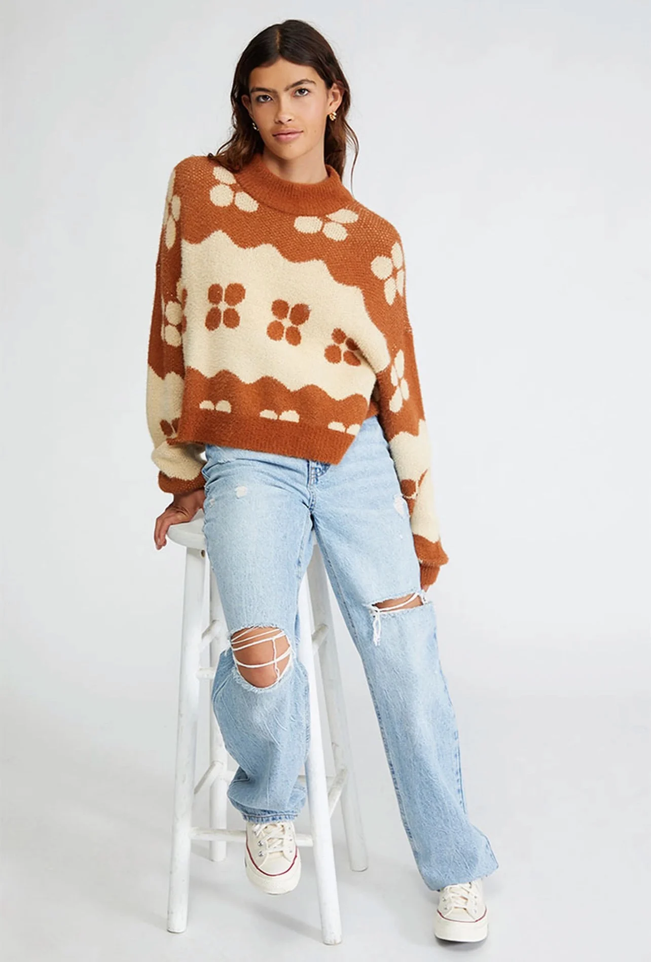 

Kendall Jenner Sle, ультрамягкий уютный повседневный вязаный свитер, женский модный трикотаж, удобный осенний сезон