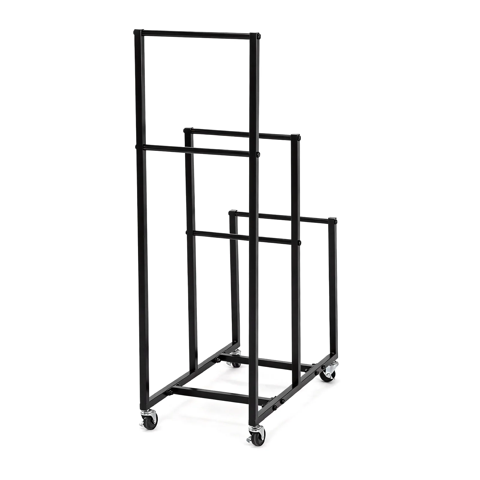 

Картонный органайзер-стеллаж на колесах, портативный, 41x26x14 дюймов, для гаража, дома, склада, отеля, мебели