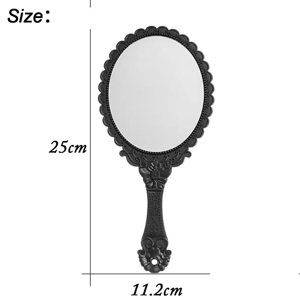 Beauty Makeup Mirrors Dresser Mirror Oval-Shape Vintage Handheld Mirror Vanity Mirror