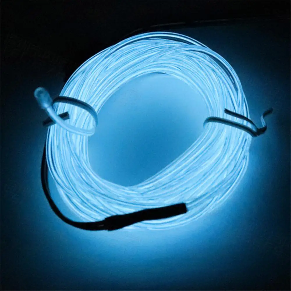 El Cold Light Line Decoration Durable Aa Battery Stable Portable Car Interior Accessories Decorative Fluorescent Tape Flexible