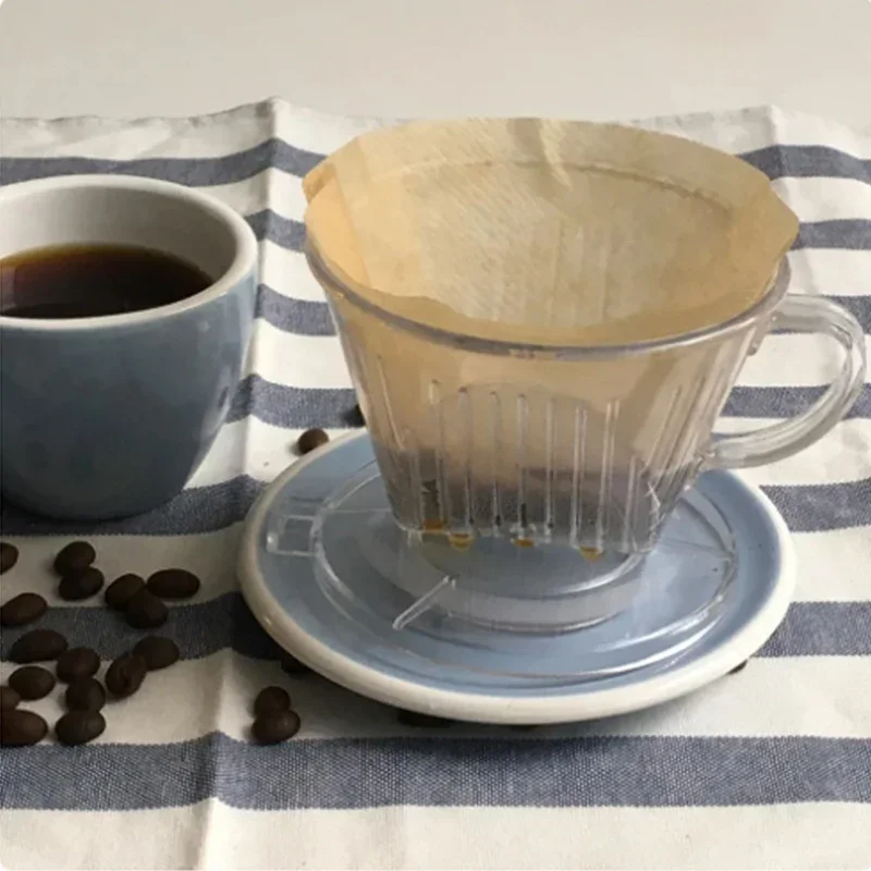 Filtro per caffè in resina riutilizzabile con gocciolatore per caffè per versare sopra la tazza filtrante per imbuto per la preparazione del caffè