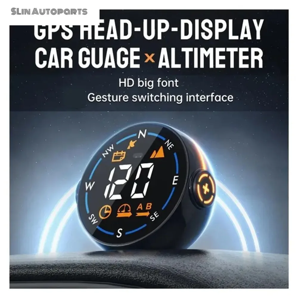 SLin Autoparts Store Car Head-Up Display GPS Intelligent Meter Speed Display Intelligent Motion Detection Altimeter For All Cars