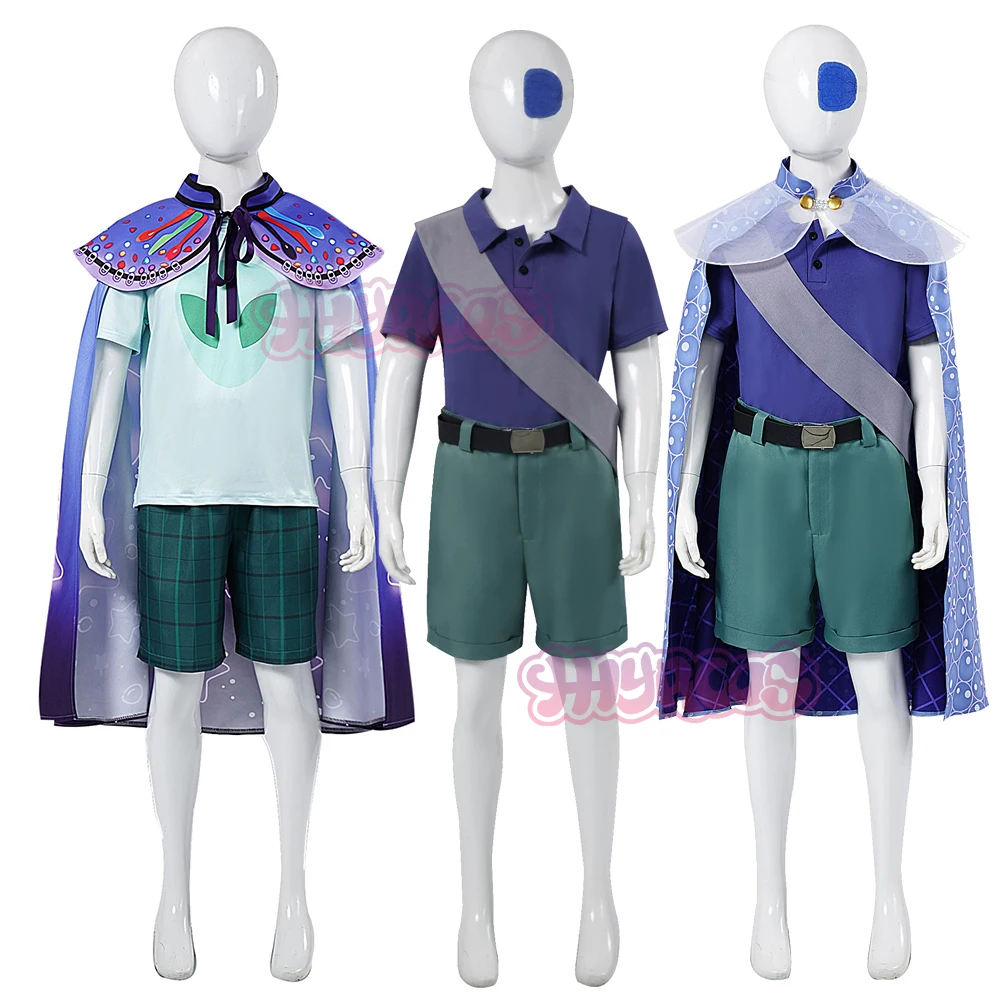 

Movie Alien Elio Cosplay Costume Elio Shirt Pants Suits Cloak for Boys Girls Men Women Halloween Carnival Party Costumes Cartoon