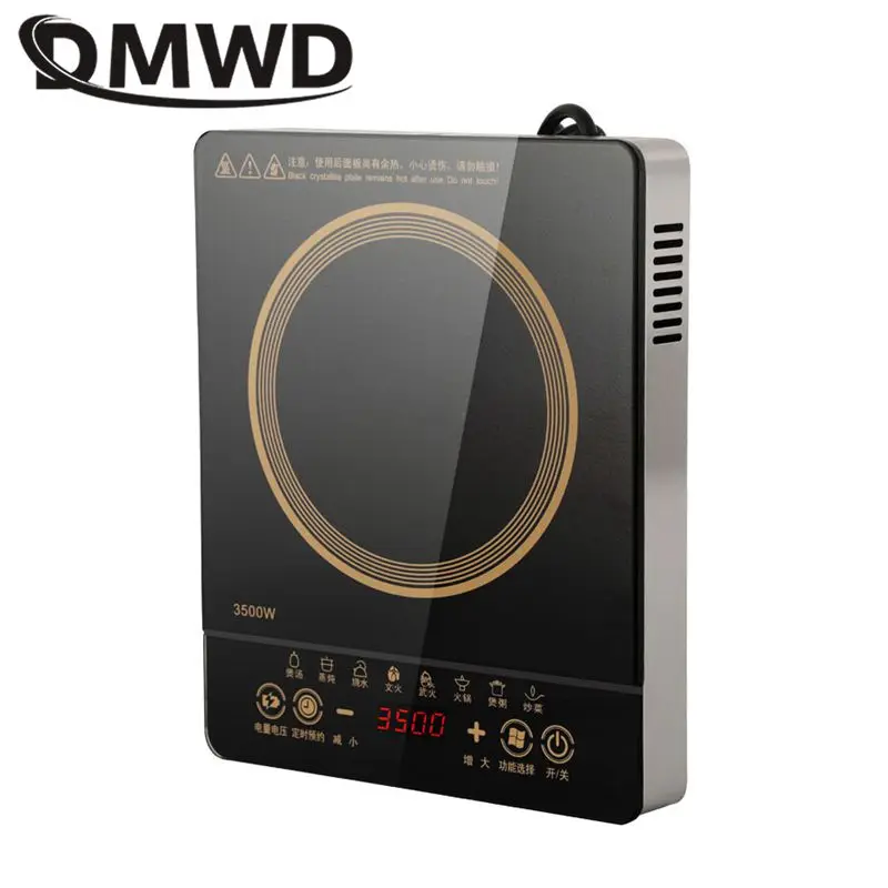 3.5KW Induction cooker Firepower control Fast heating Electric Stove Waterproof Cooktops Water Boiler Hotpot soup Stew furnance