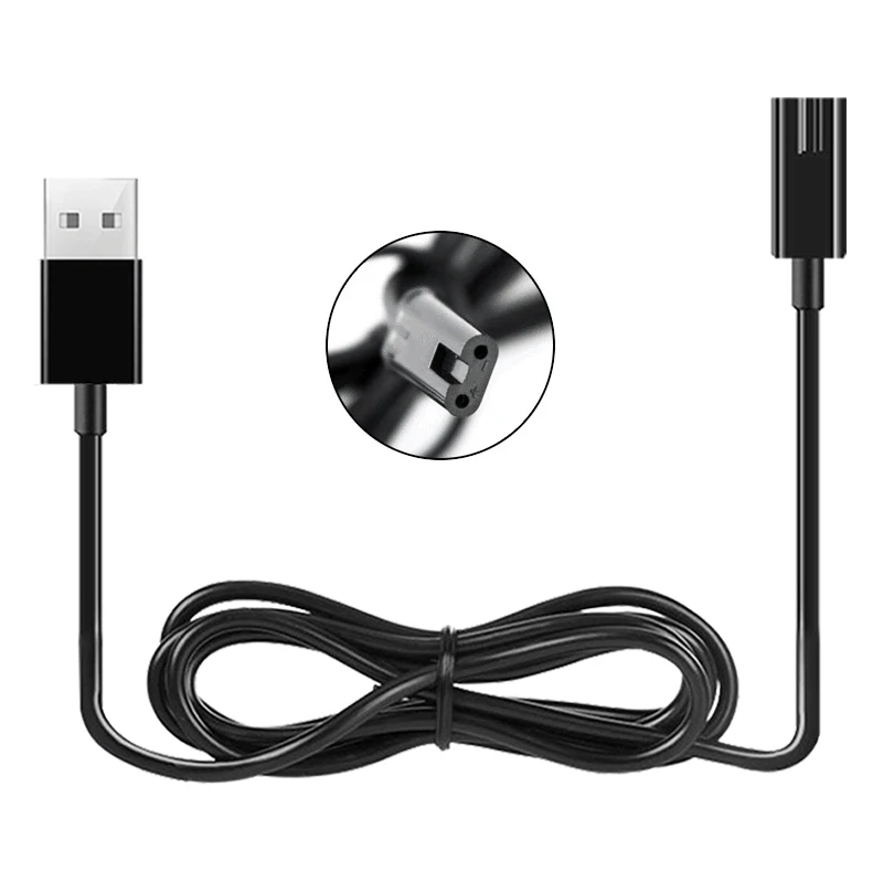 Cargador de Afeitadora eléctrica Cable de carga USB adaptador de cable de alimentación para FLYCO Razor FS372 FS373 FS871 FS375 FS339 FS378 FS376 FS867