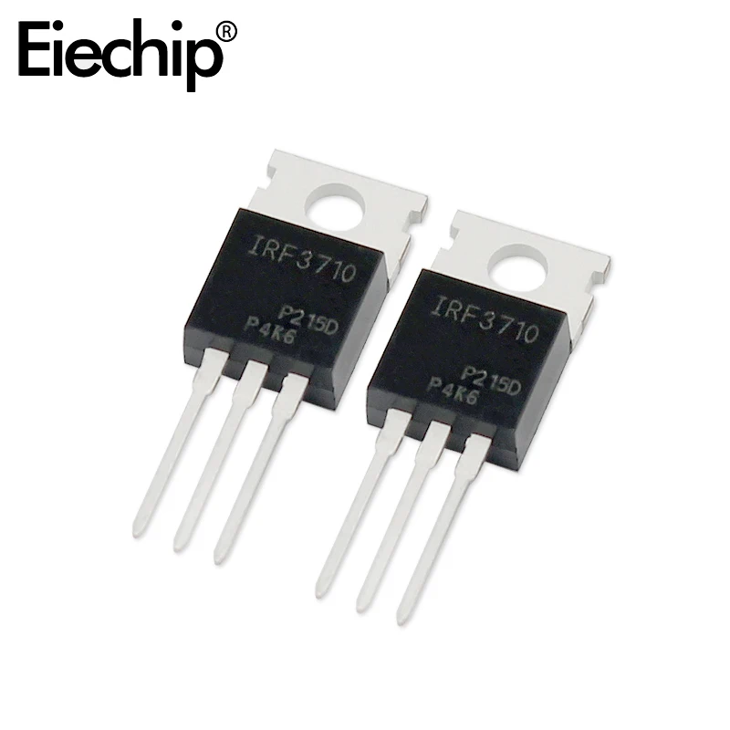 5pcs IRF3710 Transistor 3710 IRF3710PBF IC TO220 MOSFET FETs 100V 57A TO-220 Field Effect Transistors Set Electronic Component