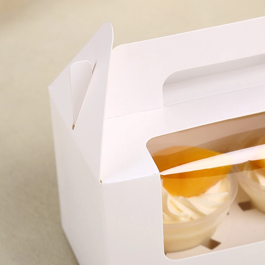 

10 set 10 Set Cake Boxes Eco Friendly Paper Containers for Cupcakes Muffins Cookies Baking Pastry Food Storage Party Favors