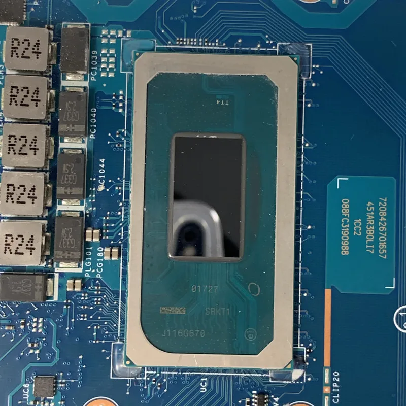 GH51G LA-L181P メインボードエイサー AN517-54 ノートパソコンのマザーボード GN20-P1-A1 RTX3050TI SRKT1 I5-11400H CPU 100% 正常に動作