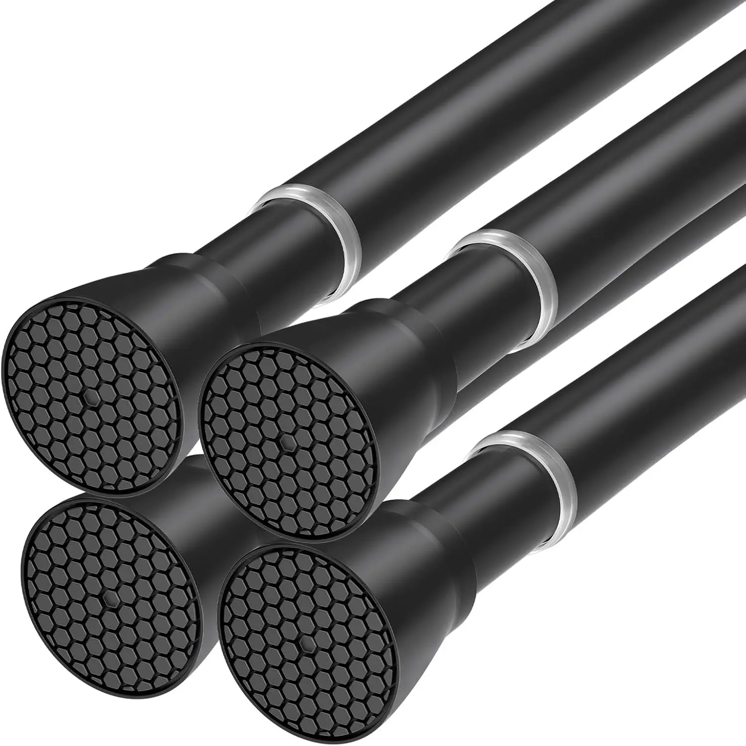 

Adjustable Tension Curtain Rods 28-48 Inch No Drill Spring Shower Rod for Bathroom Doorway Window