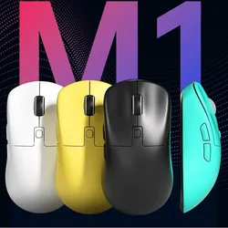 Mchose A5 Pro Max F1 Moba Wireless Mouse 2.4g Wired Bluetooth Three-mode Lightweight Mouse Paw3395 Game Mouse Office Game