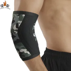 Coderas de compresión de 7MM, manguitos de soporte para brazo, Protector para gimnasio, Fitness, deportes, levantamiento de pesas, mancuernas de tenis, 1 par