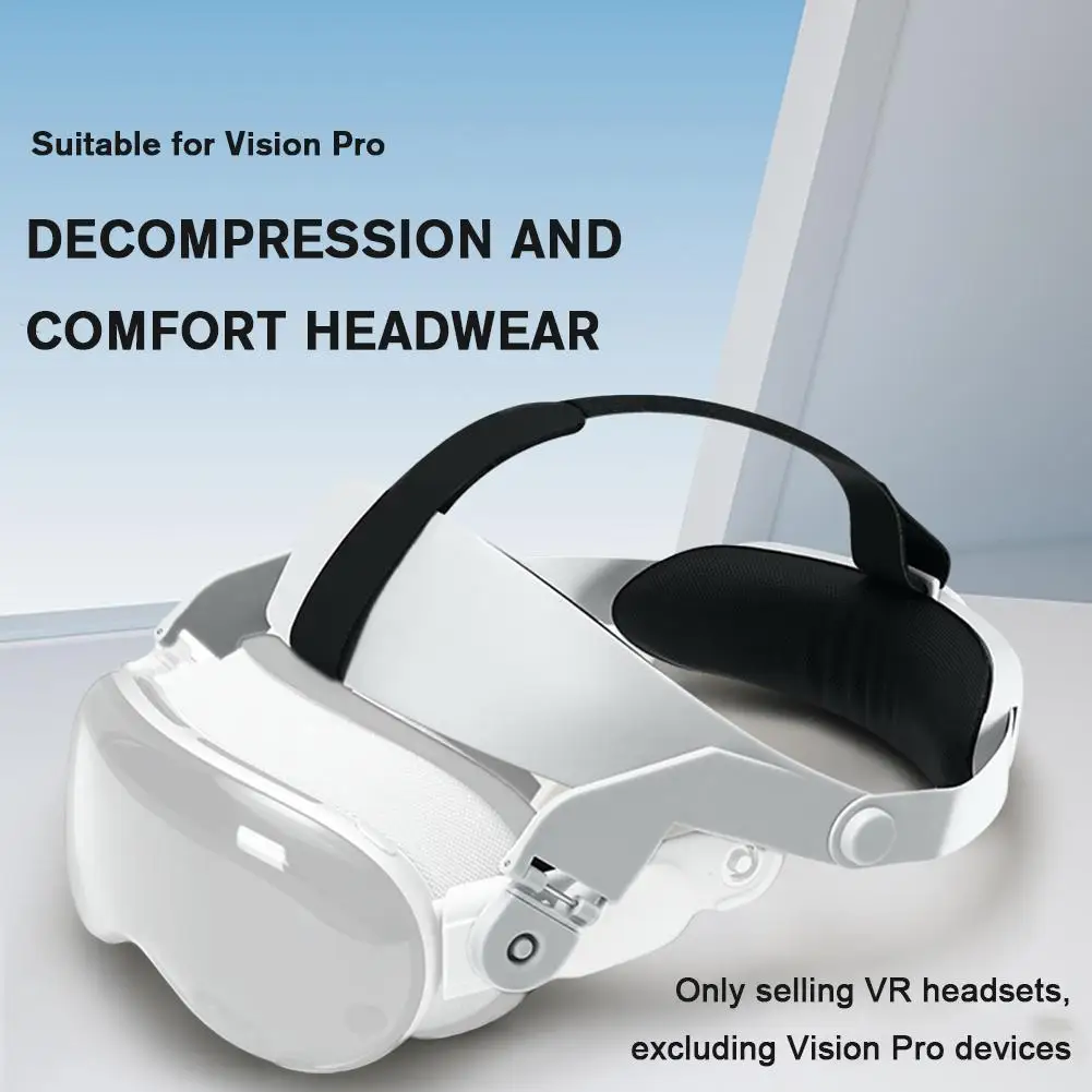 

For Apple Vision Pro Adjustable Soft And Comfortable Headband Decompression Balance Non-compression Face VR Glasses Accessories