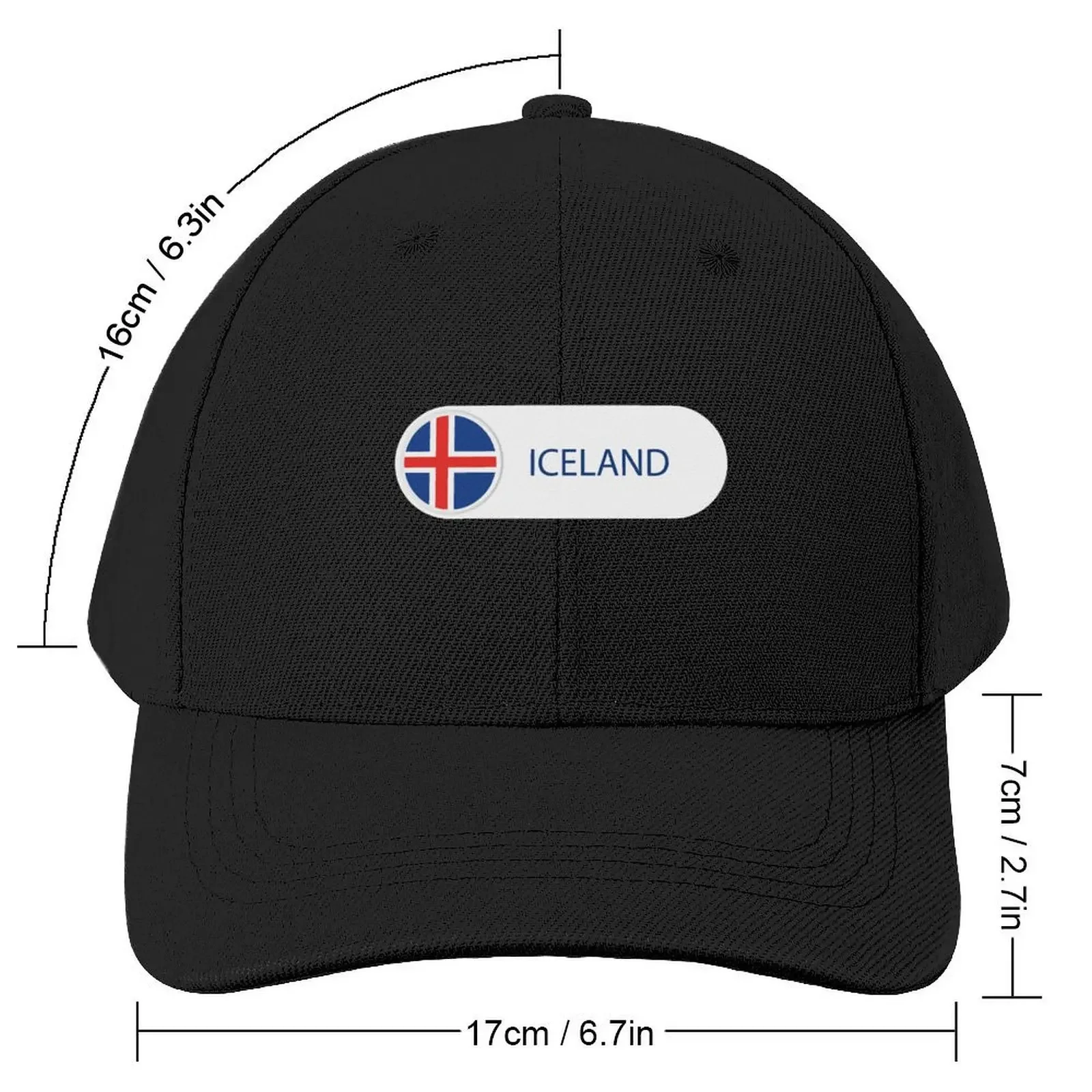 Iceland Flag Baseball Cap Sun Hat For Children Uv Protection Solar Hat Anime Military Tactical Cap Men Caps Women's