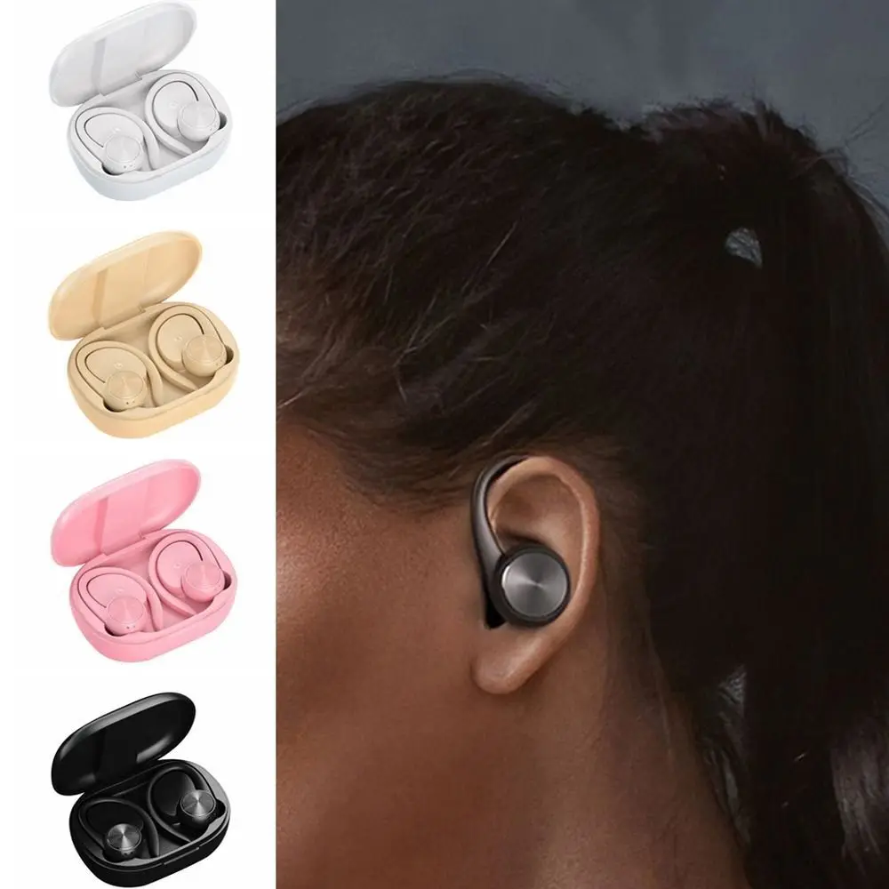

Hook-on Wireless Bluetooth Earphone Stereo Digital Display Wireless Earphones Portable Bilateral Bluetooth Headset Sports