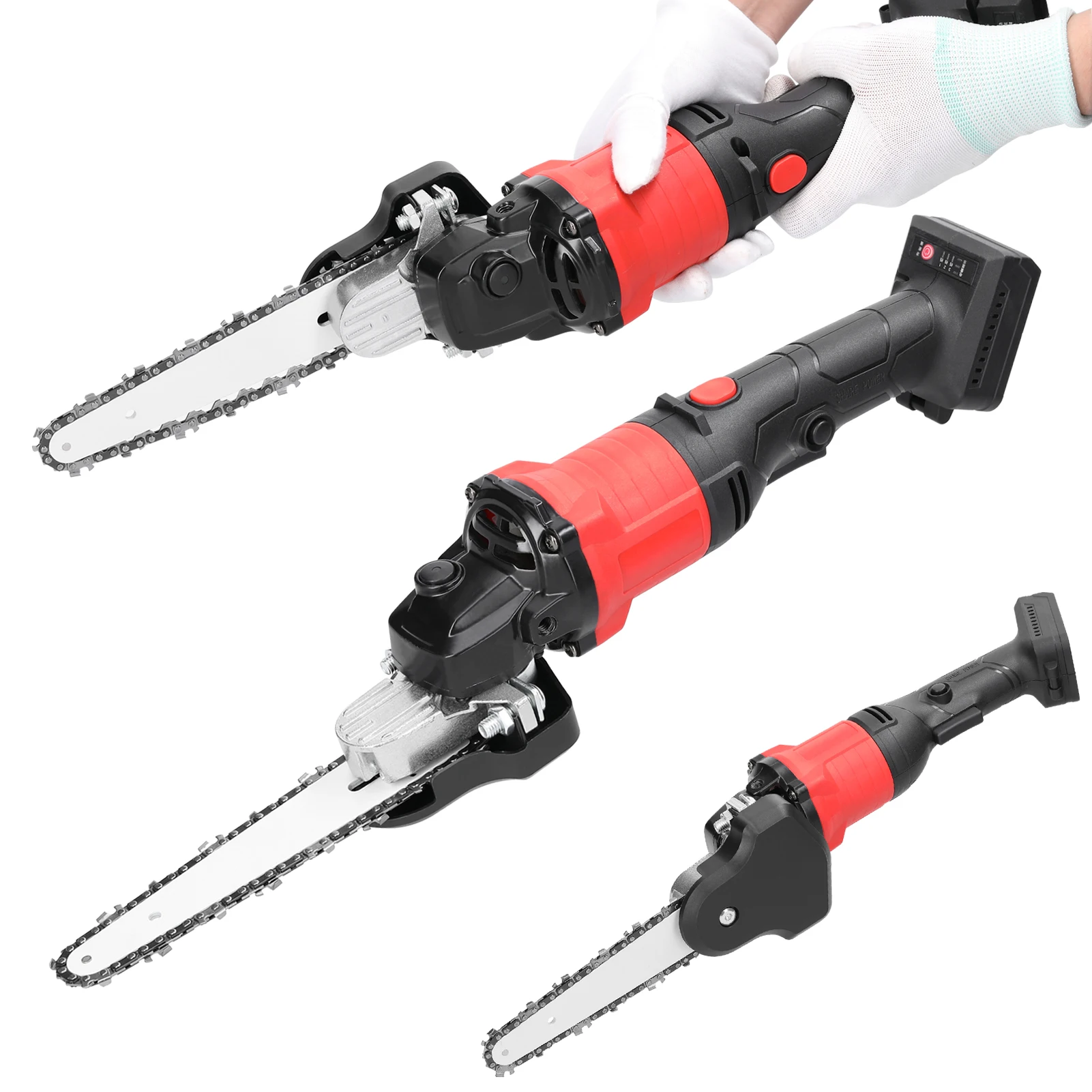 Angle Grinder Refit Chainsaw Conversion Kit 6 Inch Chainsaw Bracket Set Change Angle Grinder into Chain Saws Tool Set Multifunct