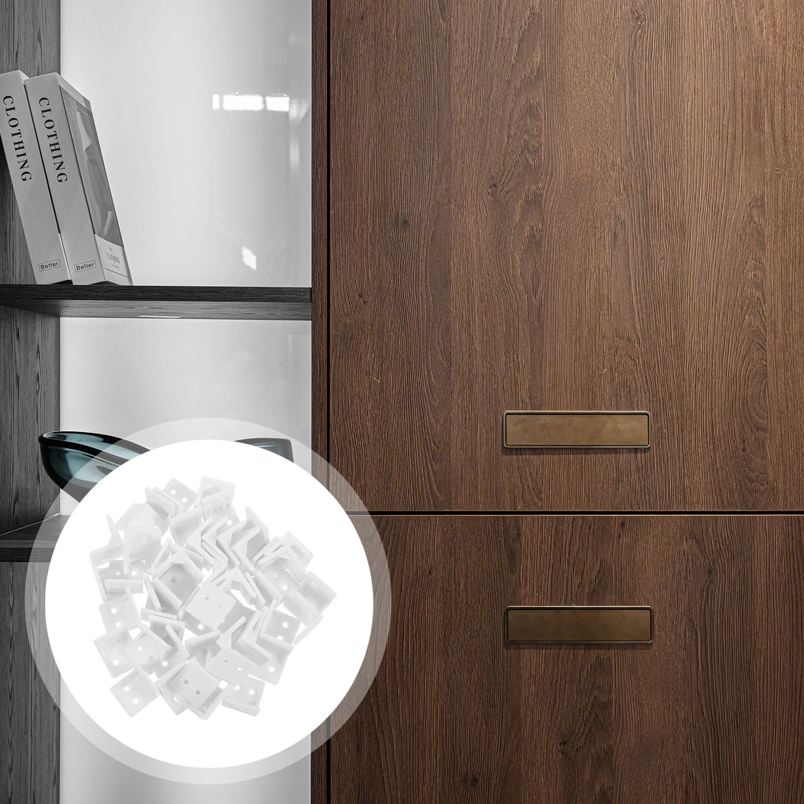 

100 Right Angle Furniture Corner Brackets Sturdy Durable Mending Joining Plate Repair Brace Corner Bracket Right Angle Brace