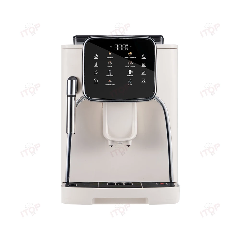 ITOP ACM7U Automatic Coffee Machine 3 in 1 Espresso Brewing, Bean Grinder and Milk Foaming Household Coffee Maker 110V 220V