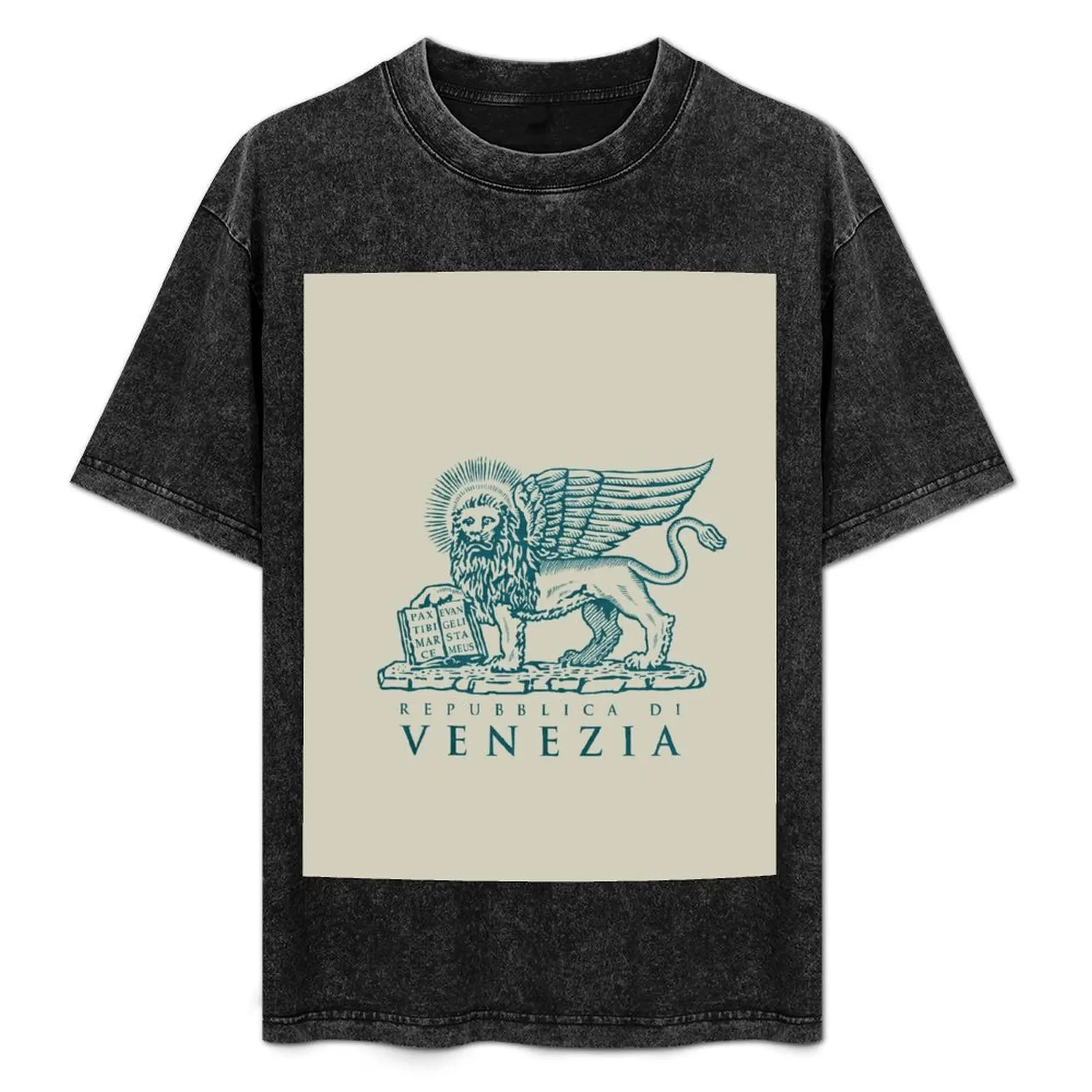 Reppublica di Venezia Vintage Emblem T-Shirt custom shirt sweat men graphic t shirts