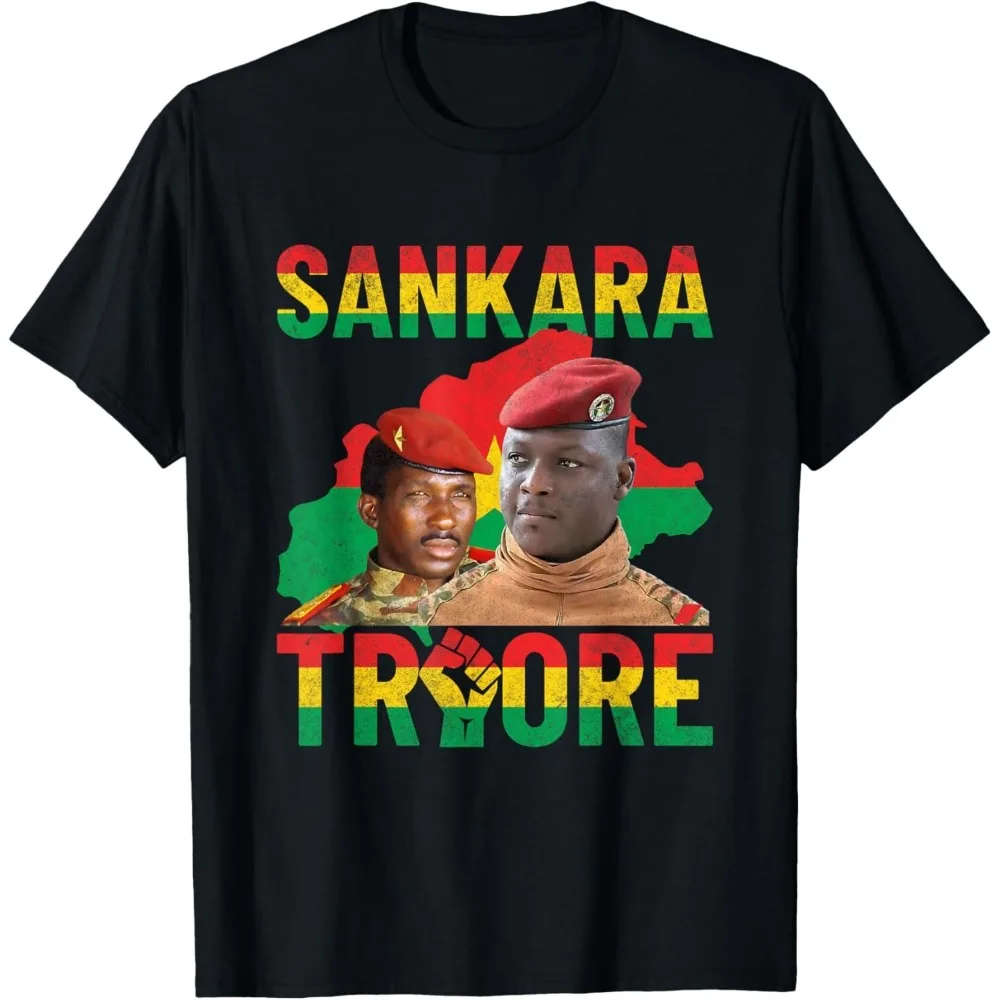Africa Resistance Thomas Sankara Burkina Faso Ibrahim Traore Unisex T-Shirt Breathable Camisetas Harajuku Trending T Shirt