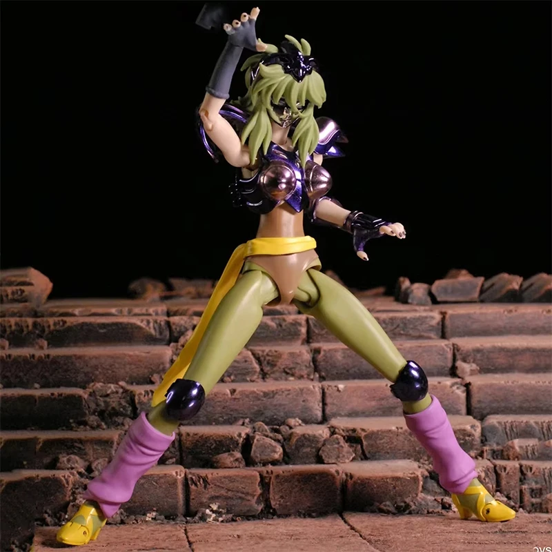 GoodTony Saint Seiya Anime Figure Shaina Figure Ophiuchus Silver Saint Figure Pvc Statue Model Doll Collection Ornament Toy Gift