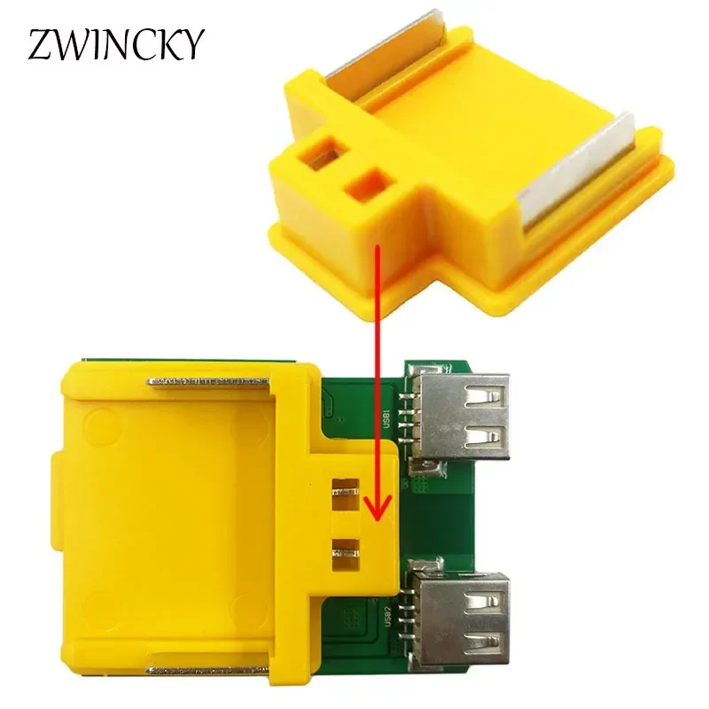 2PCS Connector Terminal Block For Makita 18V Li-ion Battery Charger Adapter Converter BL1815 BL1830 BL1430 Electric Power Tools