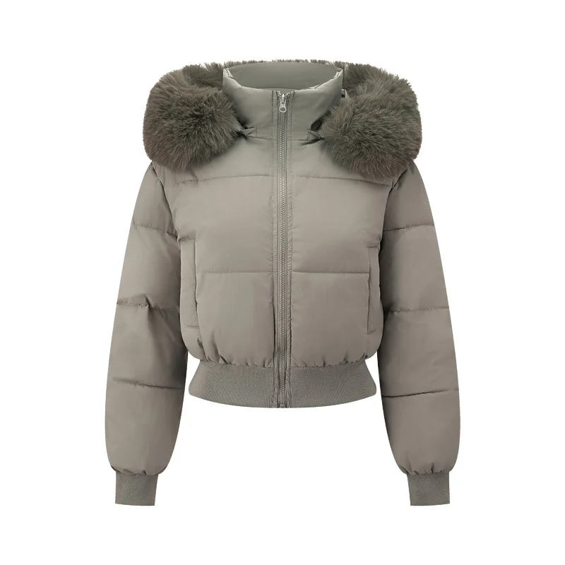 Street High-Waisted Cotton-Padded Women's 2025 Winter New Jacket Large Warmth Female Parkas