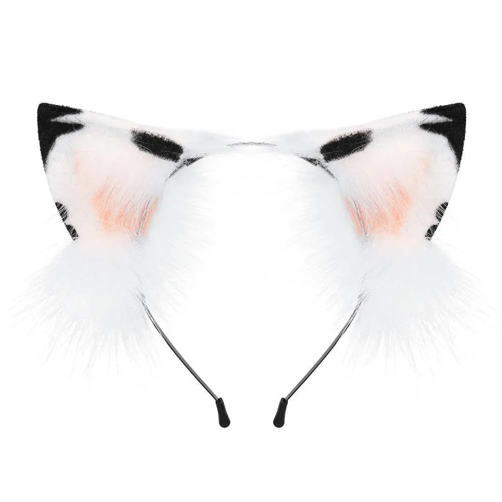 

Kawaii Simulated Cat Ears Headwear Anime Cosplay Hair Hoop Animal Furry Ear Headdress Lolita Costume Accessories Halloween Props