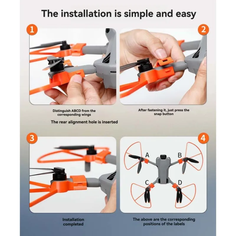 อุปกรณ์เสริมโดรน AA60 สำหรับ DJI MINI 5 PRO ตัวป้องกันใบพัดป้องกันการชนกัน ป้องกันใบพัดและโครงป้องกัน