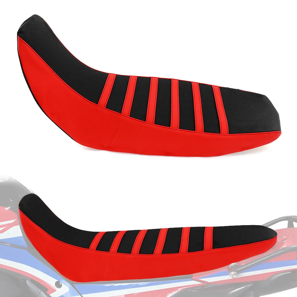 

Нескользящий чехол на сиденье мотоцикла, подходит для Honda CRF 300 L CRF300L Rally 2021-2024, полосатый чехол для сиденья с захватом, чехол для седла