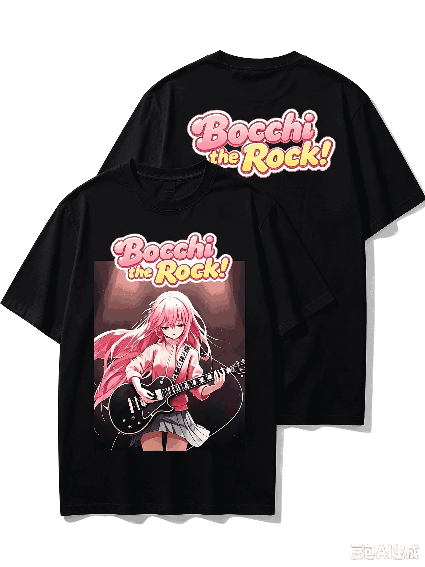 2026 Summer Hot Sale Anime Bocchi The Rock T-shirt Y2K Men Women Lightweight Printed Short Sleeve Casual Outdoor Cotton T-shirt