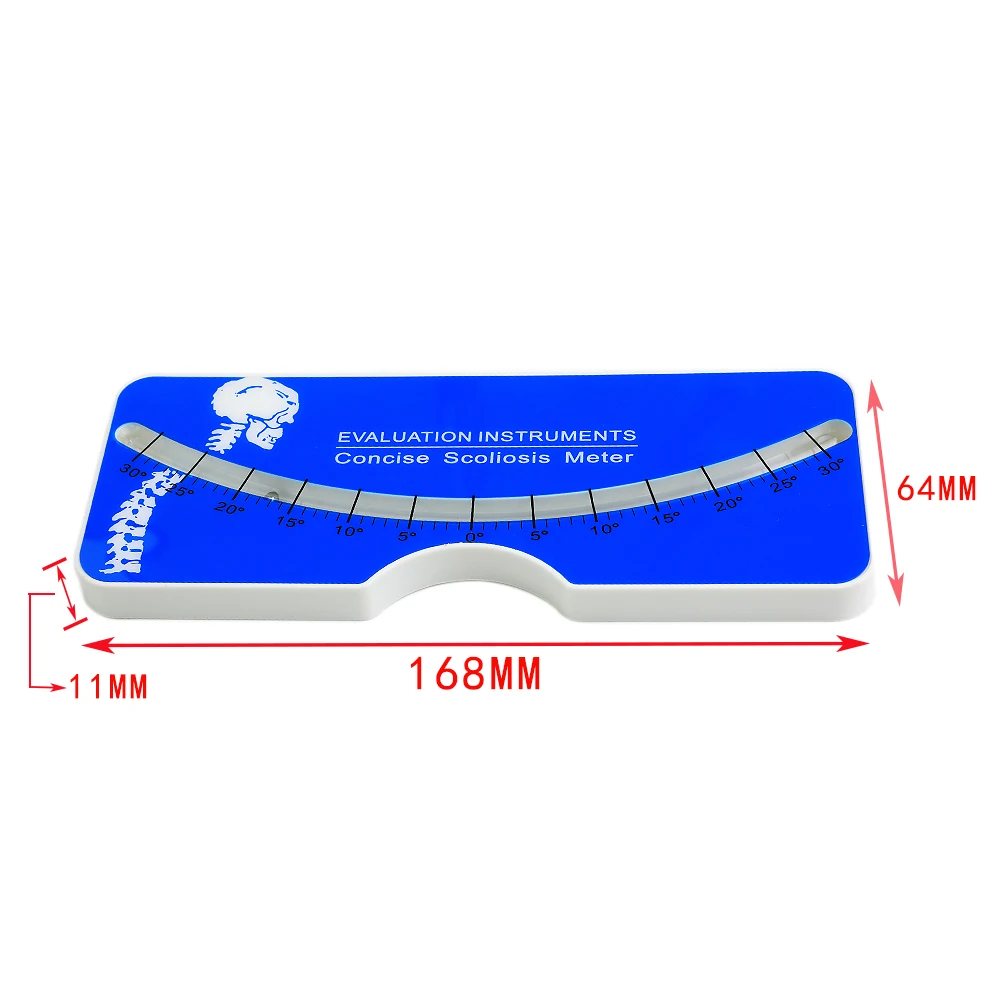 Dispositivo di misurazione medico dello scoliometro per la diagnosi della scoliosi posteriore strumenti di misurazione della scoliosi digitale