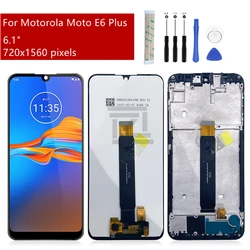 For Motorola Moto E6 Plus LCD Display Touch Screen Digitizer Assembly For Moto E6Plus Display PAGA0004 Replacement Repair Parts