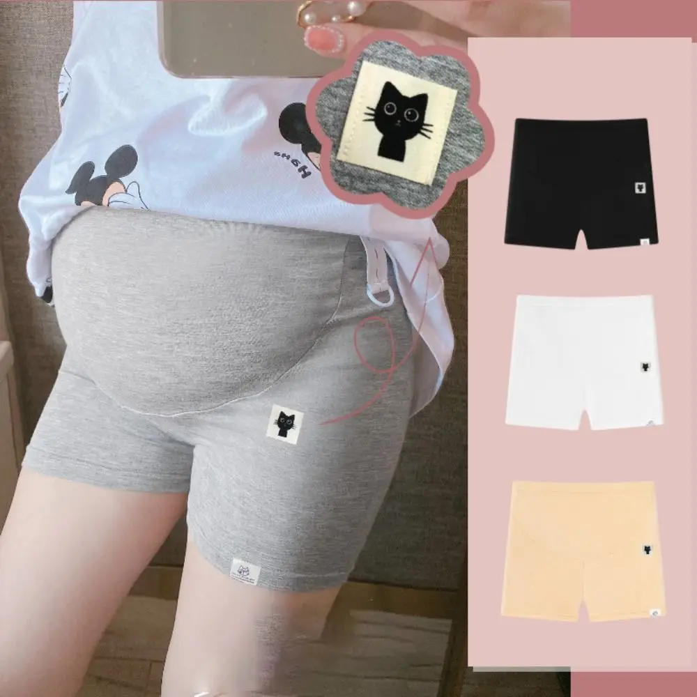 

Abdominal Support Thin Pants Non-Stringy High Waist Maternity Shorts Cotton Skin-Friendly Breathable Comfortable Pant Gravida