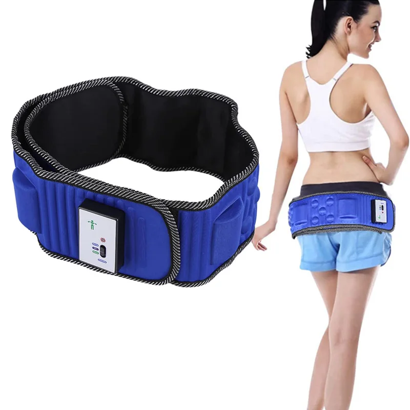 

Abdominal Muscle Trainer Electric Belt Vibration Slimming Magnet Belt With 5 Motors Fat Removal Weight Lose Body Building Shaper