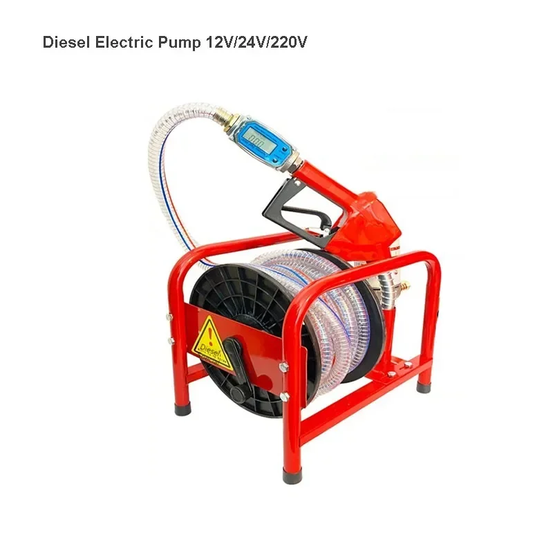 Diesel Electric Pump Vehicle-mounted Diesel Dispenser Pump Self-priming Pump High Power Refueling Gun Metering Refueling Machine