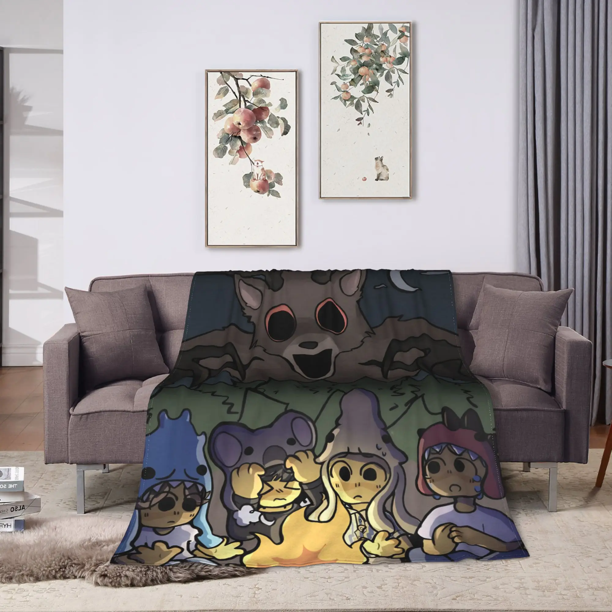 Soft Blanket Airplane Travel 99 Nights in The Forest  Bedding Throws  Flannel Bedspread For Outdoor Fashion Sofa Bed Cover