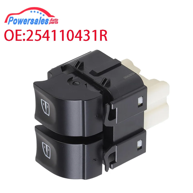 Novo Interruptor de Vidro Elétrico 254110431R para Renault Trafic Dacia Mercedes Benz 809611667R 254117873R 254118617R 254117499R