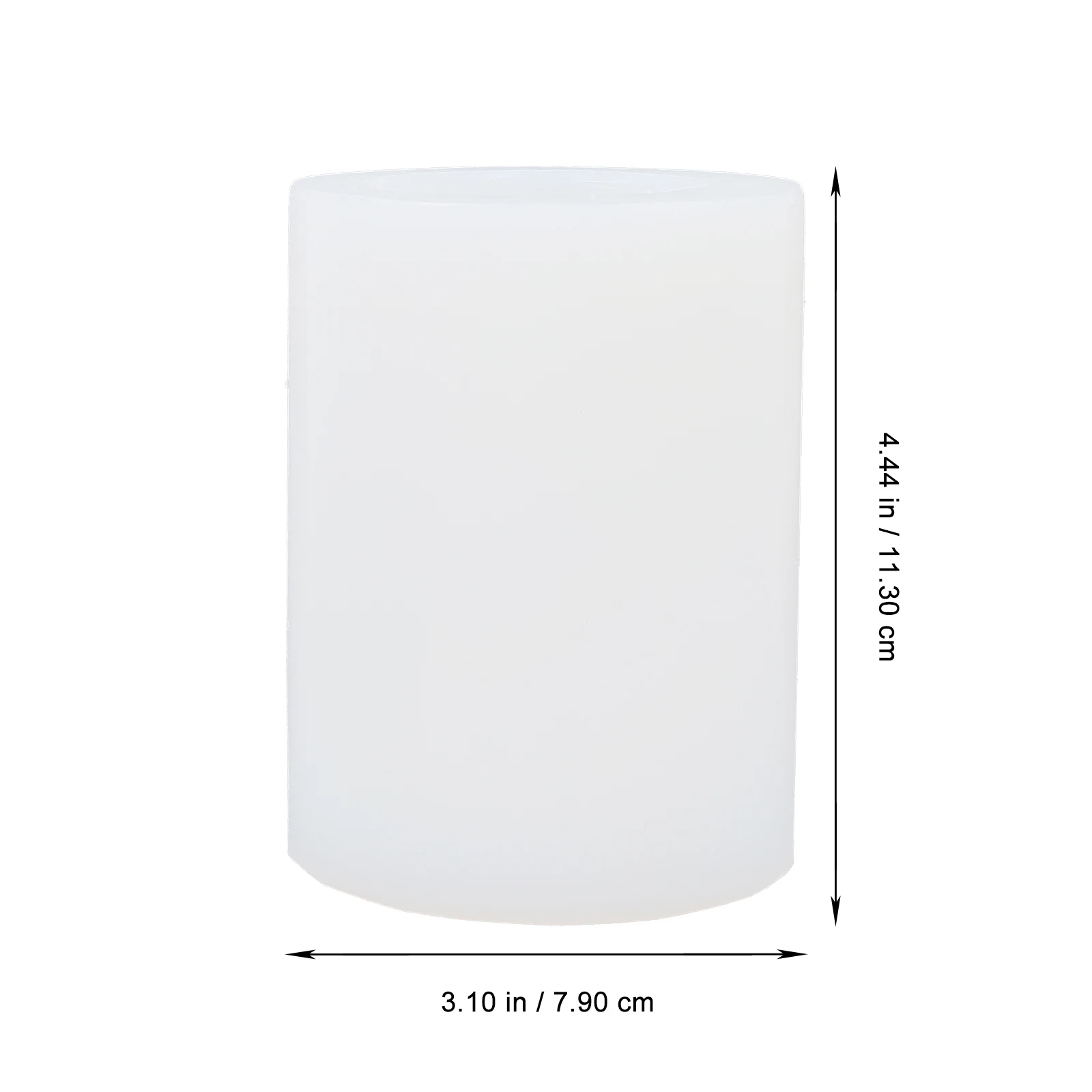 

Creative Silicone Mold For Scented Candles Diy Soap Making Non-Stick Leaf Design Cylinder Mold Easy Clean Recyclable Gift For